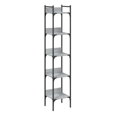 (grey sonoma, x x cm) vidaXL Bookshelf Bookcase Storage Cabinet Shelving Unit Rack Engineered Wo