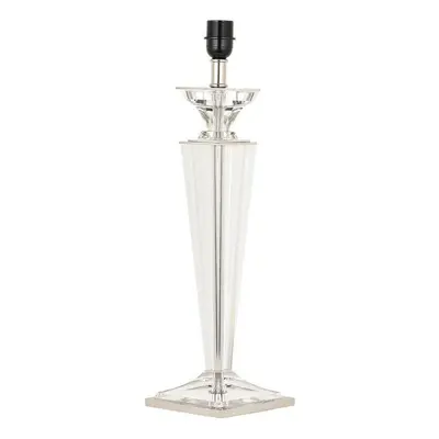 Luxury s Table Lamp Crystal Glass & Polished Nickel BASE Traditional Light