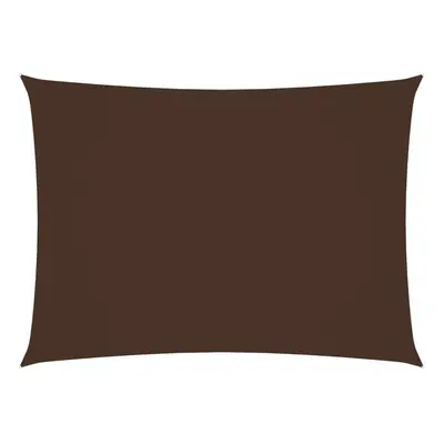 vidaXL Sunshade Sail Oxford Fabric Rectangular 5x6 m Brown Sunscreen Canopy