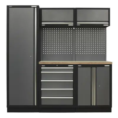 Garage Storage System Unit - x x 2000mm - 36mm Pressed Wood Worktop