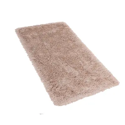 Shaggy Area Rug x cm Beige CIDE