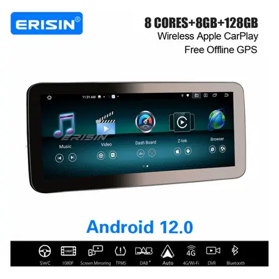 12.3" IPS 8-Core Android Car Stereo For Mercedes A/GLA/G-Class W463 X156 NTG 5.0/5.1/5.2 DAB+ Sa