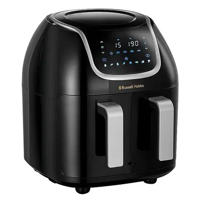 Russell Hobbs Snappi 8.5L/2x 4.25L Dual Basket Air Fryer - Family Digital Airfryer with Adjustab