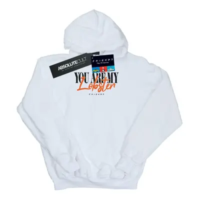 (L, White) Friends Mens Lobster Soul Mates Hoodie