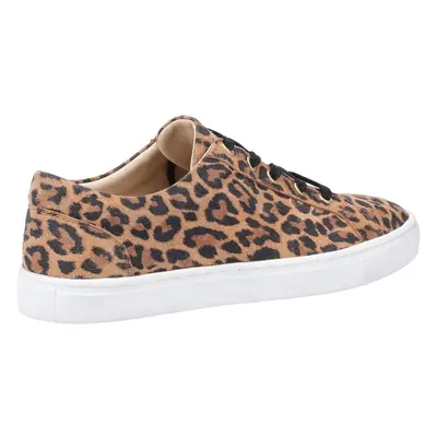 (Multicoloured, (Adults')) Hush Puppies Tessa Suede Women's Leopard Trainers