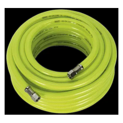 Air Hose High-Visibility 15m x Ø8mm with 1/4"BSP Unions