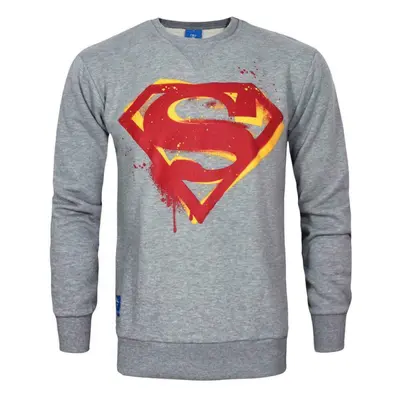 Superman Mens Stencil Sweatshirt