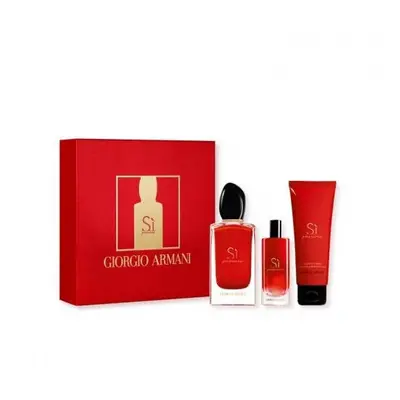 Armani Si Passione Pcs Set: 3.4 Eau De Parfum Spray + Ml Eau De Parfum Spray + 2.5 Body Lotion (