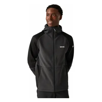 (M, Ash/Black) Regatta Mens Molaris Full Zip Fleece Jacket