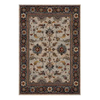 (Grey / Blue, 240x340 cm) Luxury Traditional Rugs Vintage Oriental Small Extra Large Hall Runner