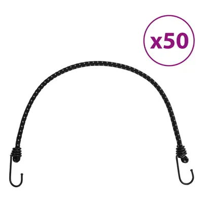 vidaXL Bungee Cords with Reflective Strips and Hooks Bungee Straps pcs