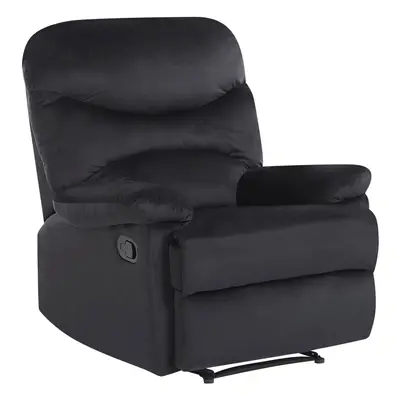 Recliner Chair ESLOV Velvet Black