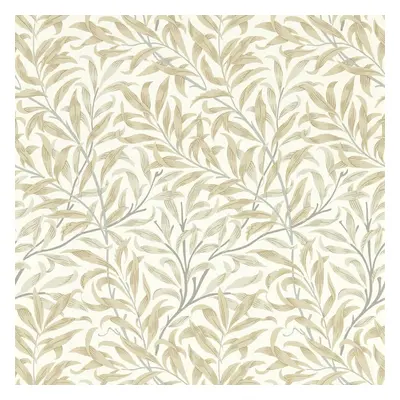 William Morris Willow Boughs Wallpaper Linen Grey W0172/3