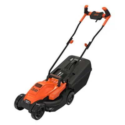 Black & Decker 1200W 32cm Electric Lawn Mower With Bike Handle- Orange