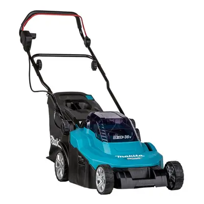 Makita DLM382CT2 18V LXT 380mm Cordless Lawnmower With x 5.0Ah Batteries & Charger