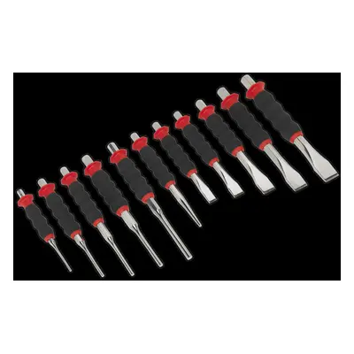 Sheathed Punch & Chisel Set 11pc