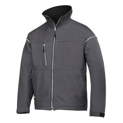 (S, Steel Grey) Snickers Mens Profiling Soft Shell Workwear Jacket