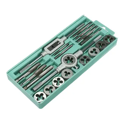 20pcs Metric Screw Tap Wrench and Die Pro Set M3-M12 Nut Bolt Alloy Metal Tool