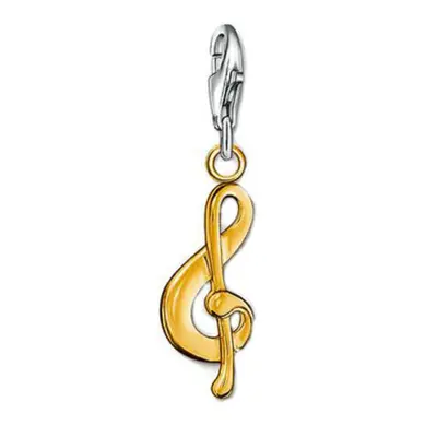 Thomas Sabo Sterling Silver Violin Clef Charm 0969-413-12