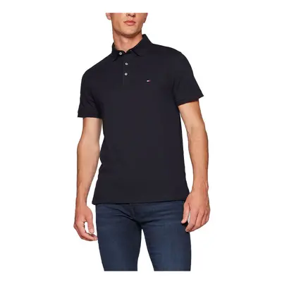 (Navy, S) Tommy Hilfiger Mens Polo Shirts Cotton T-Shirt