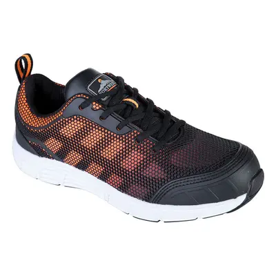 (Black/Orange, UK 6.5) Portwest Steelite Tove Safety Trainer