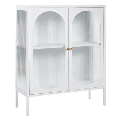 Display Cabinet SARRE Metal cm cm White