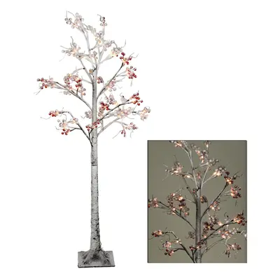 150cm LED Light Up Large Snowy Christmas Cherry Twig Tree Xmas Home Decoration