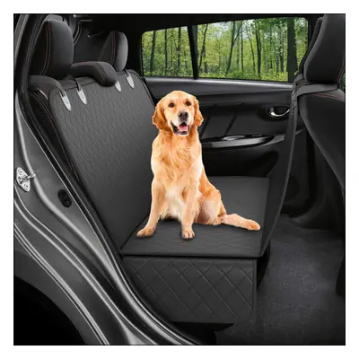 Car Seat Cover For A Dog - Waterproof Cover For The Back Seat Of The Car With Side Protection An