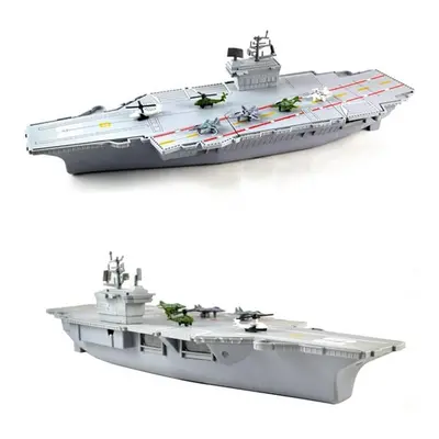 Simulation Aircraft Carrier Static Model With Six Airplane For Kids Children Christmas Gift Toys