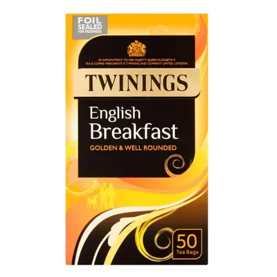 Twinings English Breakfast Tea Bags 50s (Pack of 8)