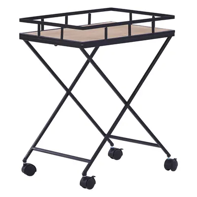 Kitchen Trolley LEOTI Metal Black