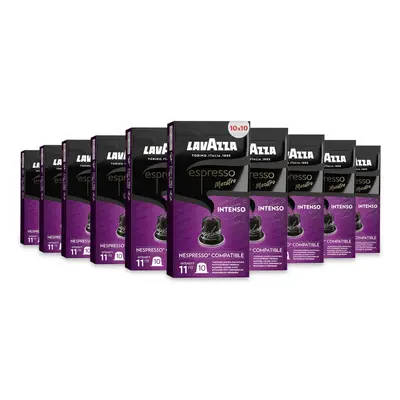 Lavazza, Espresso Maestro Intenso, Aluminium Capsules Compatible with Nespresso Original Machine