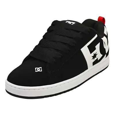 (9.5) DC Shoes Court Graffik Sq Mens Skate Trainers in Black White