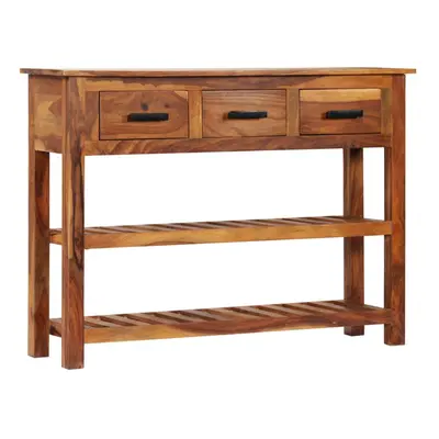 vidaXL Solid Acacia Wood Sideboard with Drawers Home Highboard Side Cabinet