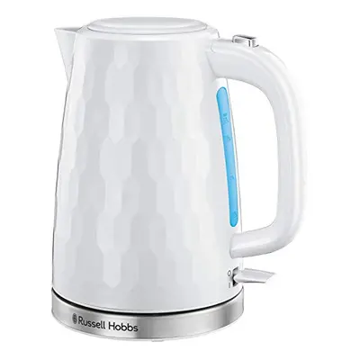 Russell Hobbs Cordless Electric Kettle - Contemporary Honeycomb Design with Fast Boil and Boil D