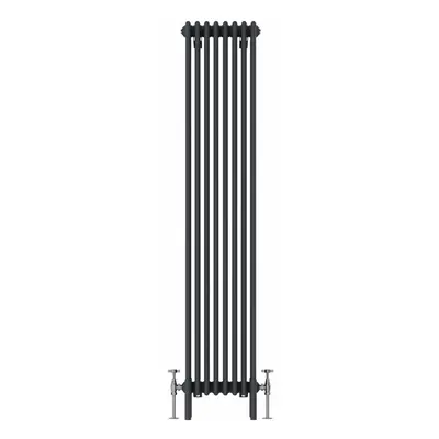 (1800x380mm, Anthracite) NRG Traditional Cast Iron Style Style Radiator Four Column Designer Bat