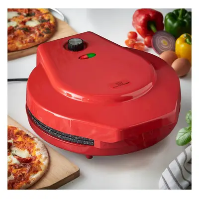 MisterChef Pizza Maker 1450W Ceramic Plates, Inch / 30cm, 2,3 Red