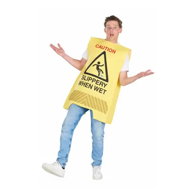 Orion Costumes Wet Floor Sign One Size