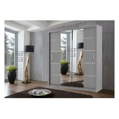 (150 cm, Grey) Oslo Sliding Door Wardrobe In sizes and Colors