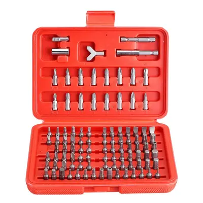 100pcs Screwdriver Bit Set Security Bit Set Chrome Vanadium Steel Assortment Set Square Screw Bi