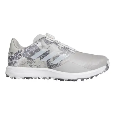 (UK 10, Grey Two/White/Grey) adidas Golf Mens S2G SL Boa Waterproof Spikeless Golf Shoes