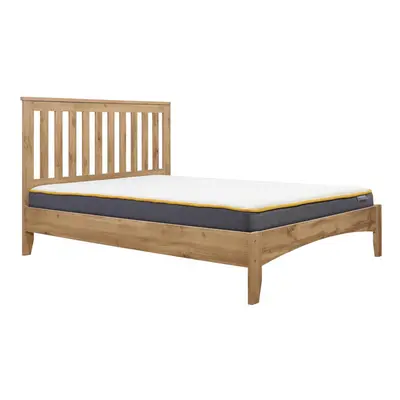 Oak Small Double Bed Frame 4FT Bedstead Birlea Hampstead Traditional Design