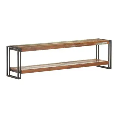 vidaXL TV Cabinet Solid Reclaimed Wood TV Storage Stand Wooden Stereo Lowboard