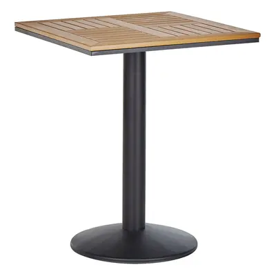 Garden Table Synthetic Material Light Wood PALMI