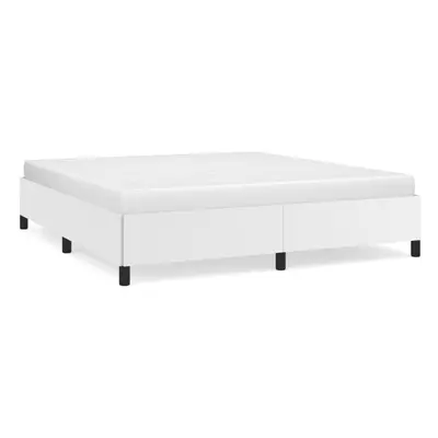 (white, cm/ 6ft super king size) vidaXL Bed Frame Mattress Foundation Upholstered Bed Bedstead F