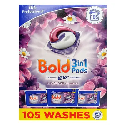 Bold 3-in-1 Lavender & Camomile Laundry Detergent Pods 35x3=105 Washes