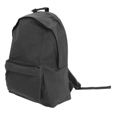 (One Size, Graphite) Bagbase Maxi Fashion Backpack / Rucksack / Bag (22 Litres) (Pack of 2)