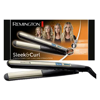 Hair Straightener with Functionality of Curling Iron From Sleek & Curl 6500,,, Pack of1