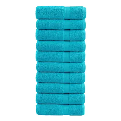 (turquoise, x cm/ pcs) vidaXL Premium Sauna Towels Guest Bath Towel pcs Gold 600gsm 100% Cotton