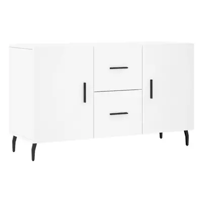 (white) vidaXL Sideboard Storage Cabinet Side Cabinet Cupboard White Engineered Wood